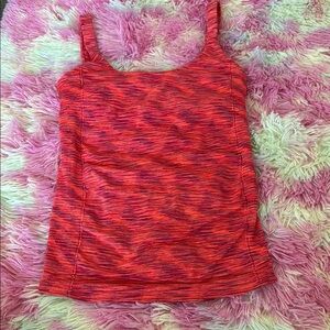 Serenity Fitted Ribbed Orange Camisole